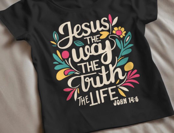Christian Png for T Shirt Jesus the Way Graphics