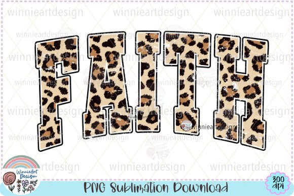 Faith Christian Quote Leopard Jesus Graphics Review