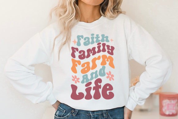 Faith Family Farm SVG Graphics for T-Shirt Designs