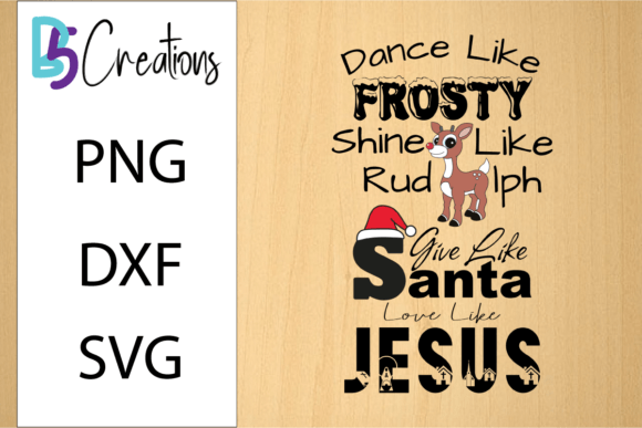 Frosty Rudolph Santa Jesus SVG Design Review
