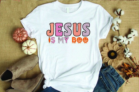 Jesus is My Boo Halloween Graphics & T-Shirt Designs