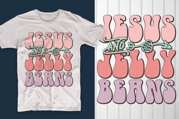 Jesus Jelly Beans Easter Day Graphics and T-Shirt Designs