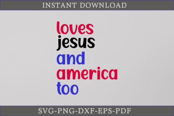 Loves Jesus and America Too T-Shirt Design Review