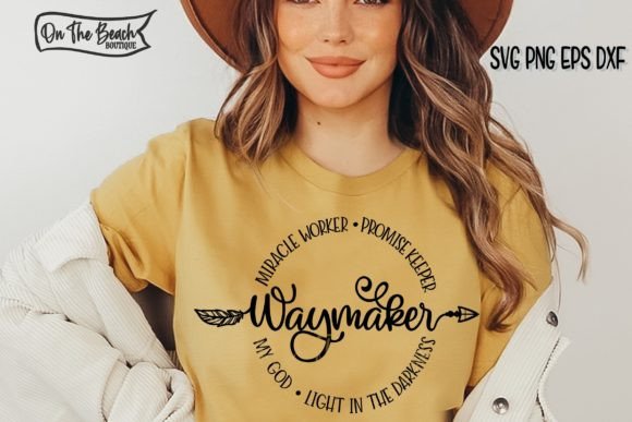 Waymaker SVG PNG Christian Faith Design Review